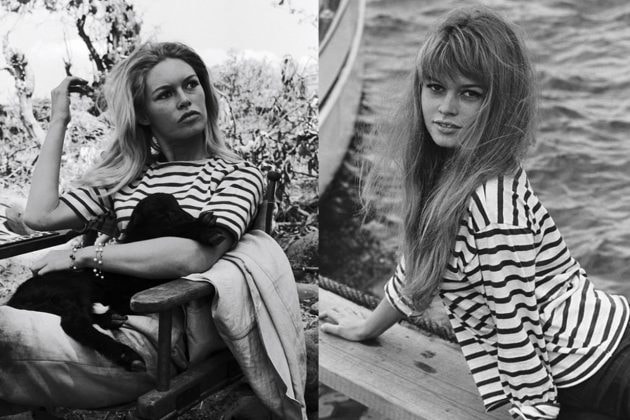 Brigitte Bardot Stripe top