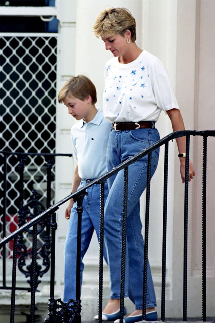 Princess Diana Denim Jenas Prince William