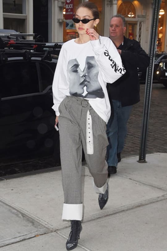 Gigi Hadid Cara Dervigne and Ajoa Avoir Face Top