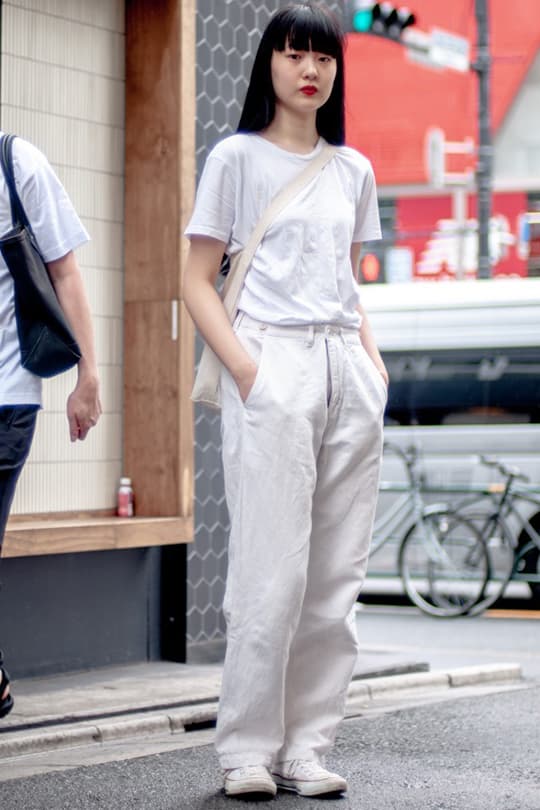 Japan street snaps summer shoes street style
