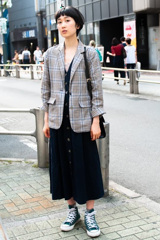 Japan street snaps summer shoes street style