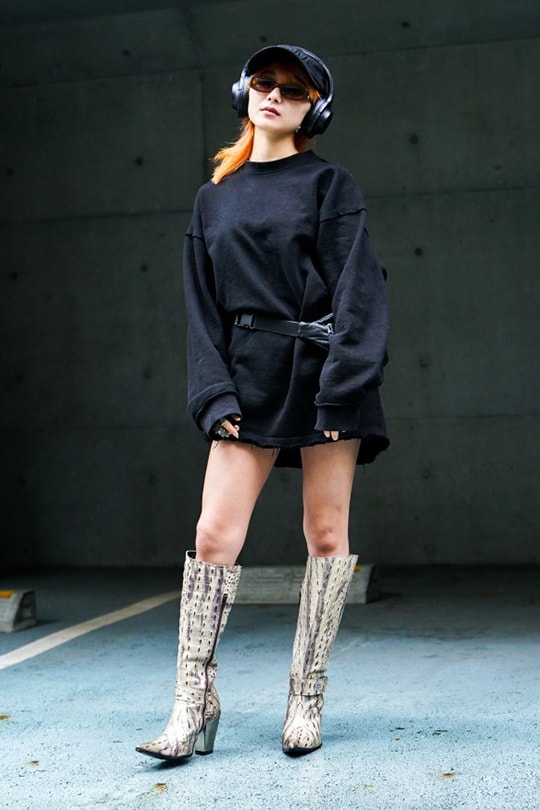 Japan street snaps summer shoes street style