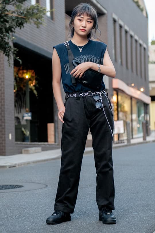 Japan street snaps summer shoes street style