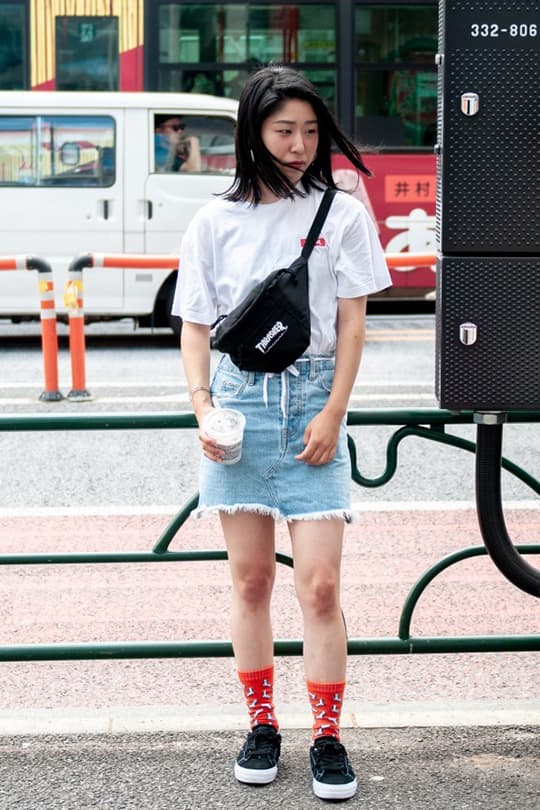 Japan street snaps summer shoes street style