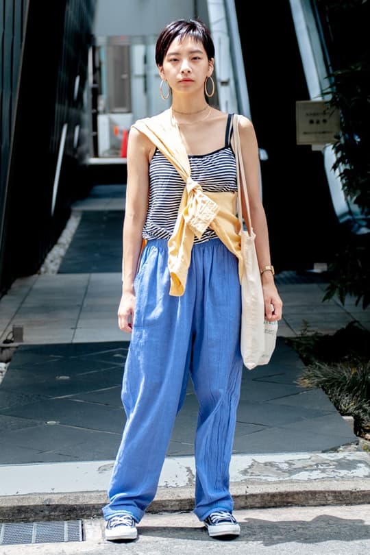 Japan street snaps summer shoes street style