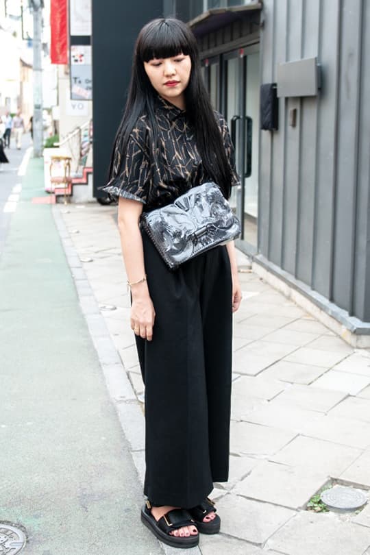 Japan street snaps summer shoes street style