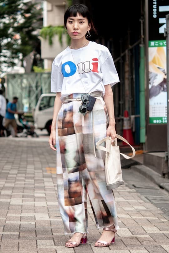 Japan street snaps summer shoes street style