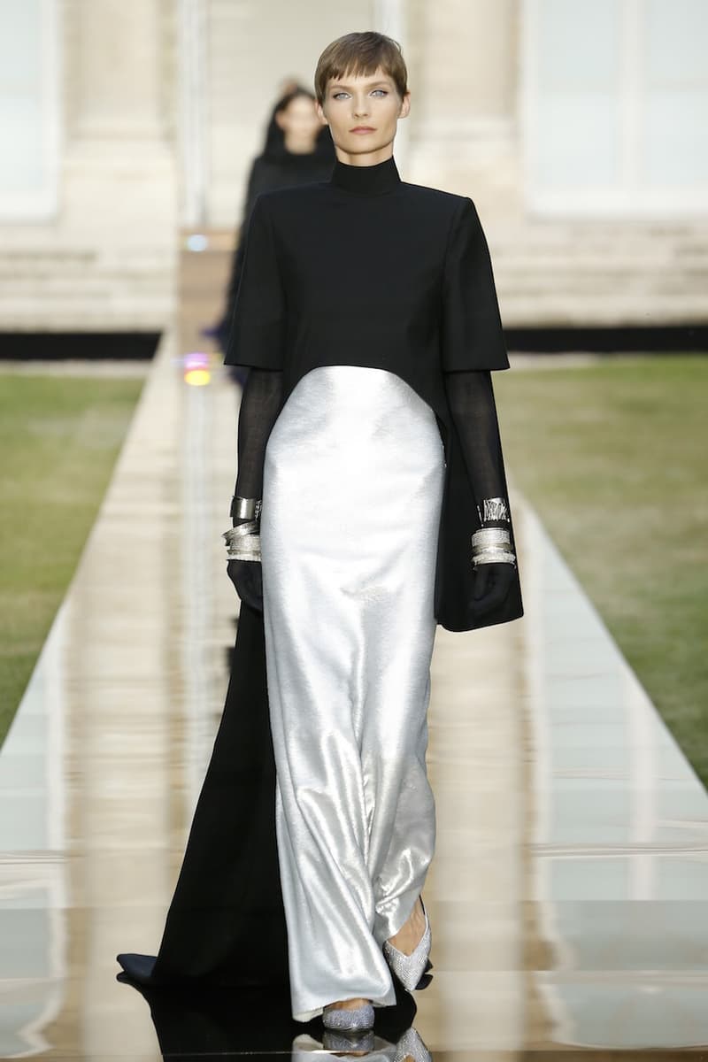 Givenchy Audrey Hepburn 2018 fall haute couture runway LBD