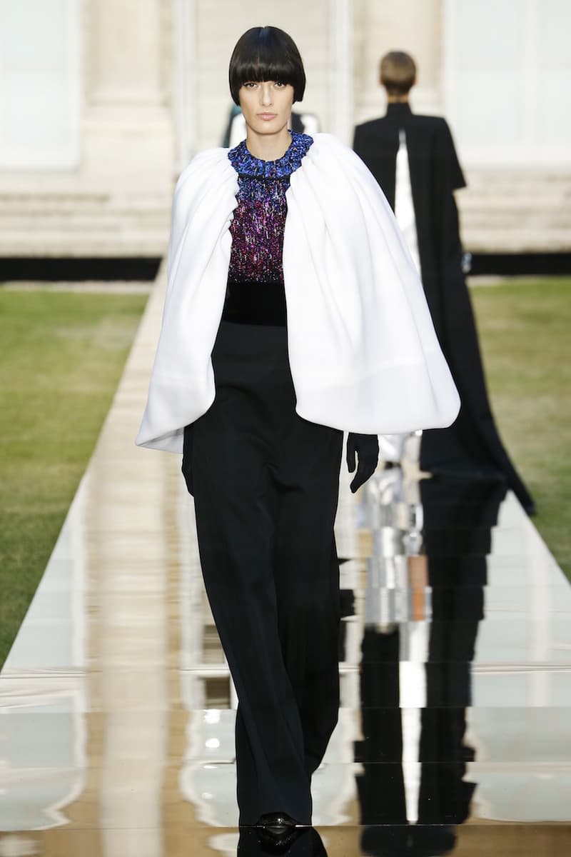 Givenchy Audrey Hepburn 2018 fall haute couture runway LBD
