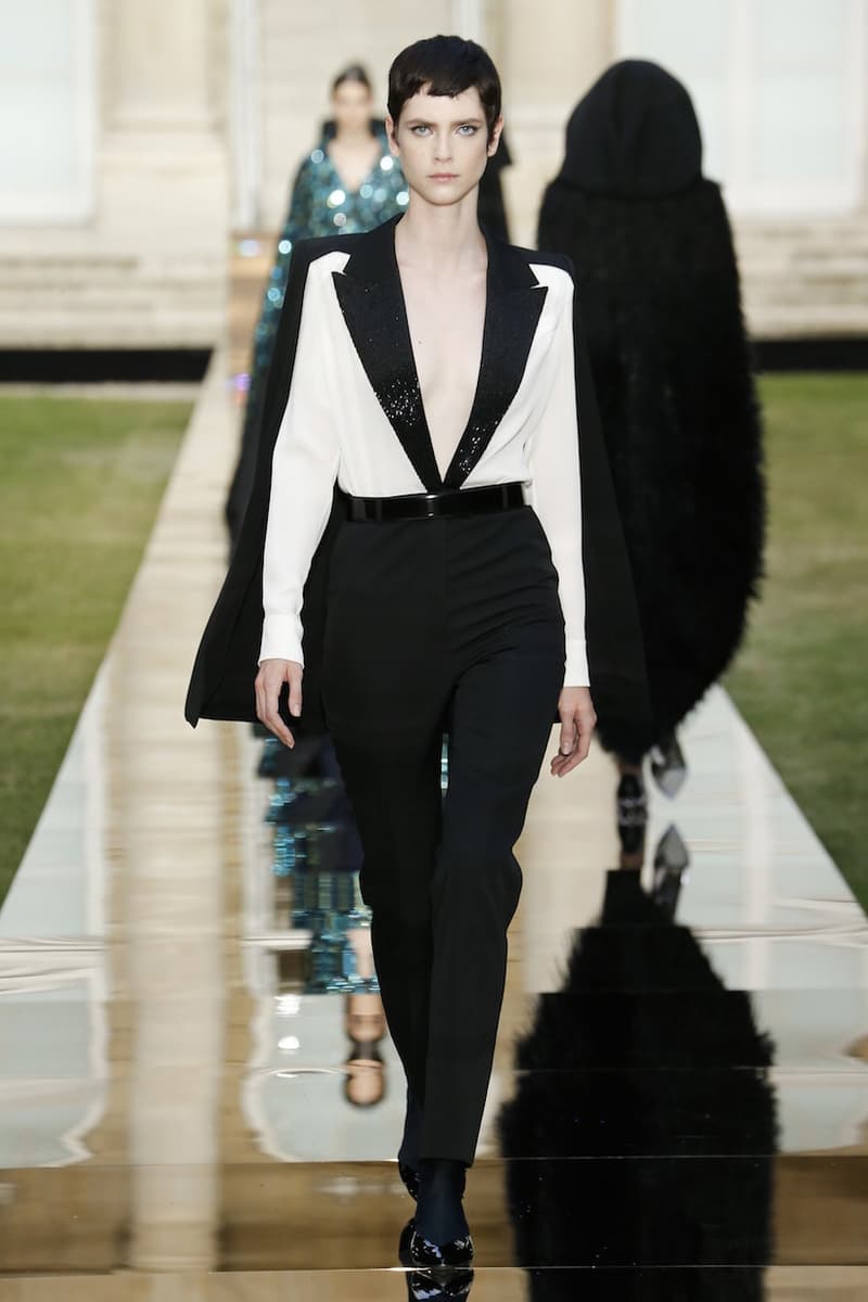 Givenchy Audrey Hepburn 2018 fall haute couture runway LBD