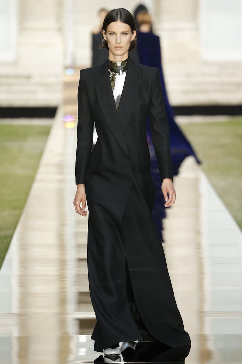 Givenchy Audrey Hepburn 2018 fall haute couture runway LBD
