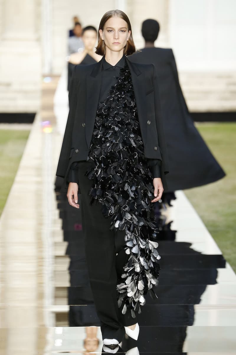 Givenchy Audrey Hepburn 2018 fall haute couture runway LBD