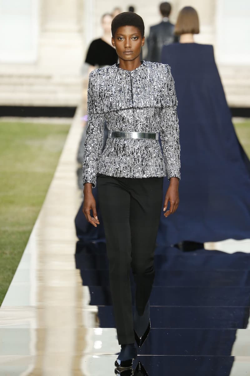 Givenchy Audrey Hepburn 2018 fall haute couture runway LBD