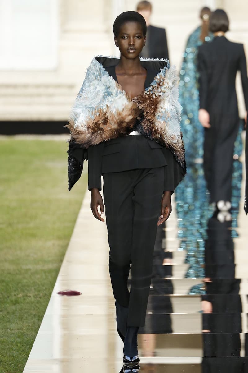 Givenchy Audrey Hepburn 2018 fall haute couture runway LBD