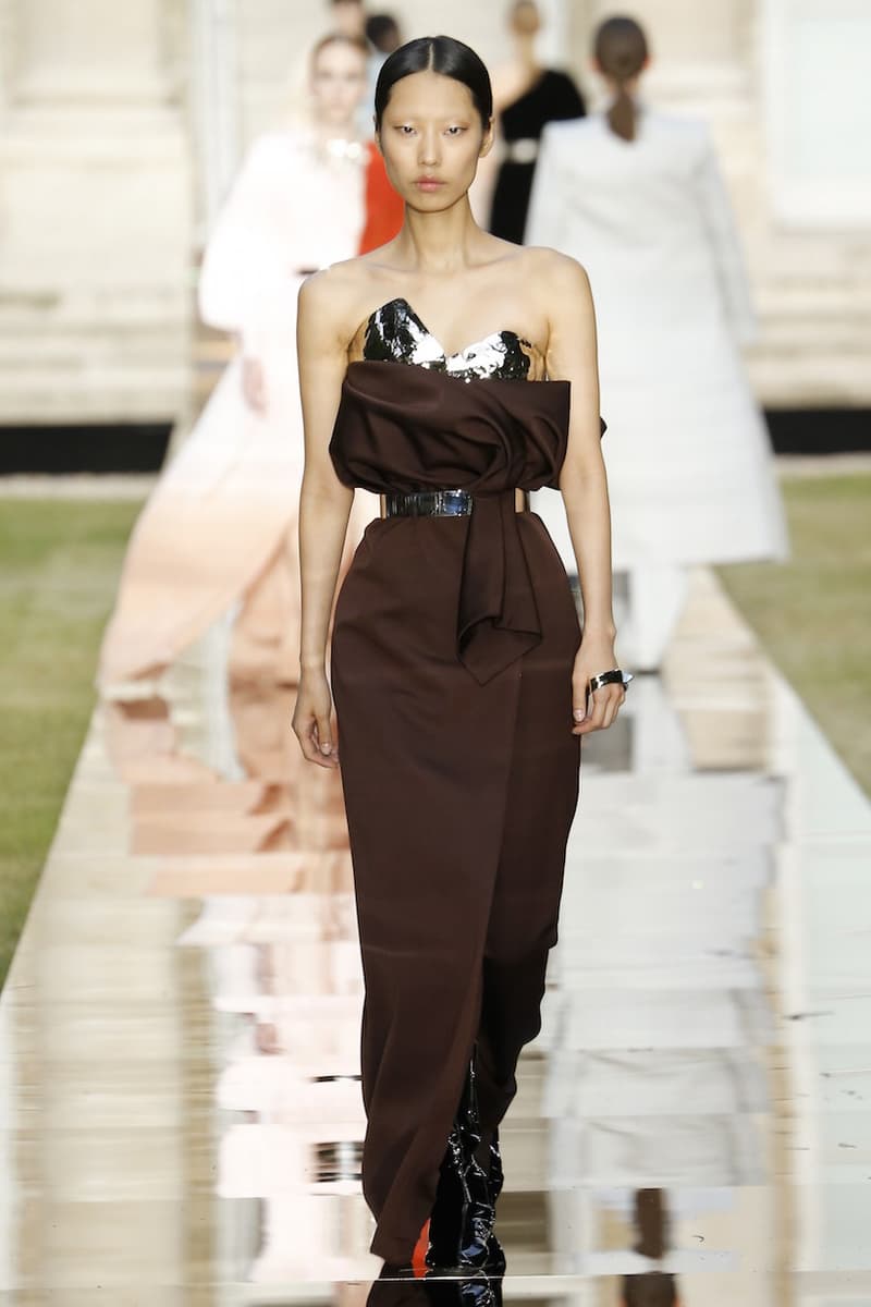 Givenchy Audrey Hepburn 2018 fall haute couture runway LBD