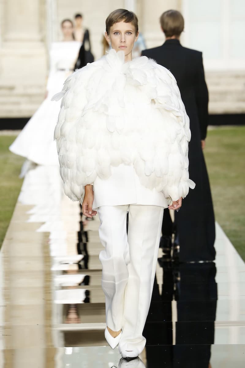 Givenchy Audrey Hepburn 2018 fall haute couture runway LBD