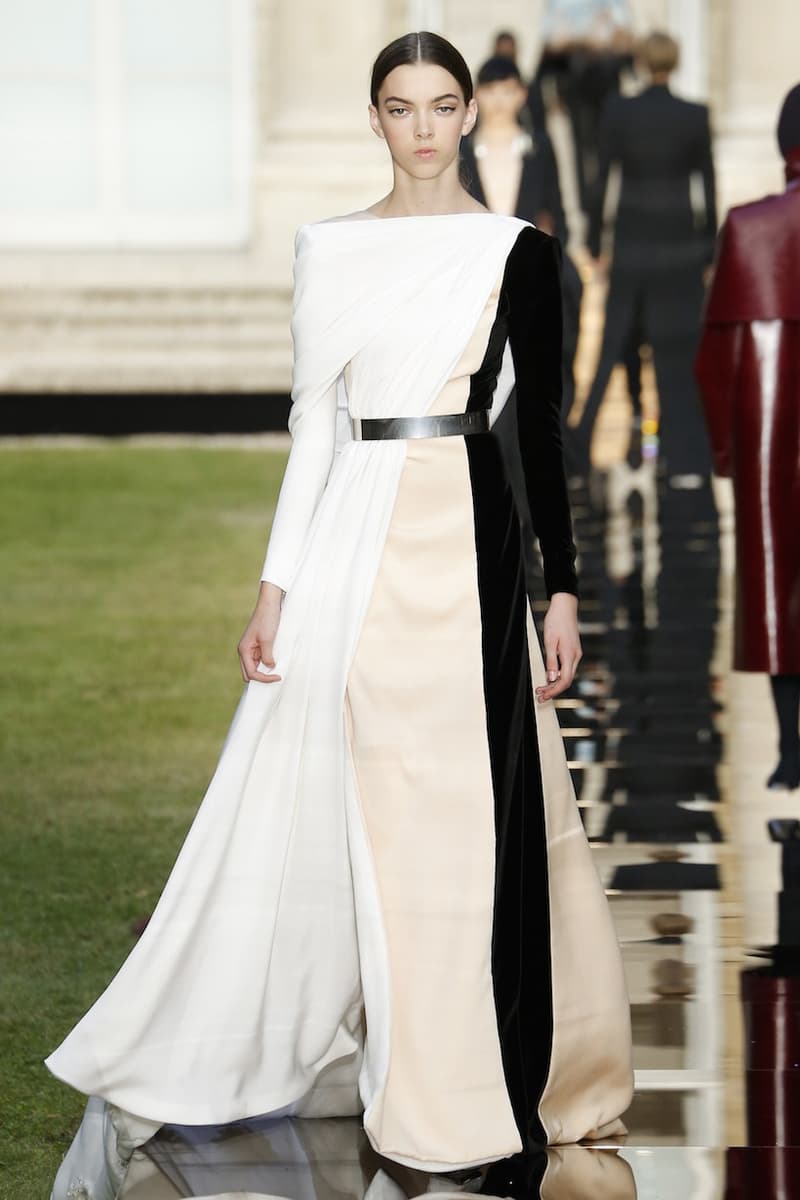 Givenchy Audrey Hepburn 2018 fall haute couture runway LBD