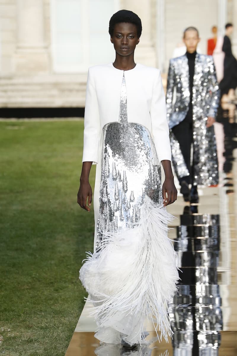 Givenchy Audrey Hepburn 2018 fall haute couture runway LBD