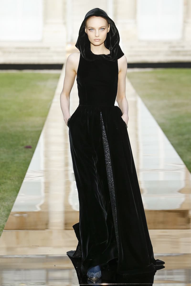 Givenchy Audrey Hepburn 2018 fall haute couture runway LBD
