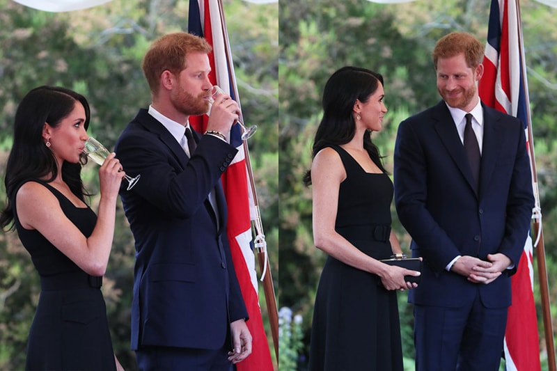 Meghan-Markle- PRINCE HARRY LITTLE Black-Dress