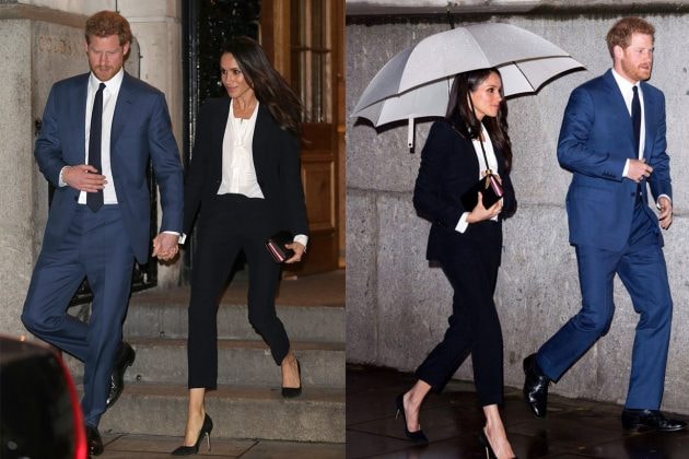 Meghan Alexander McQueen Pants Suit Royal Rules