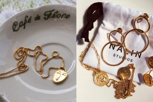 Nalin Studios Golden Necklace Independent Brand