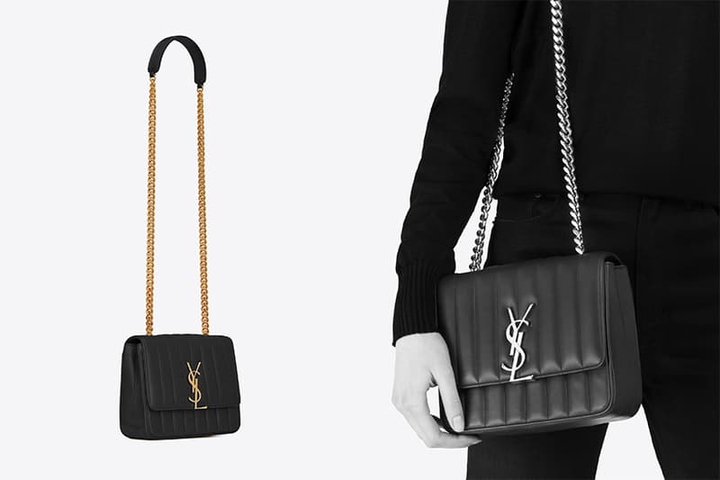 Saint Laurent vicky bag-Kaia Gerber