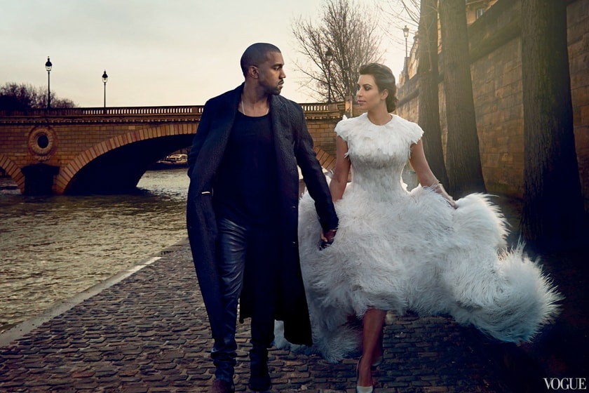 Celebrity Wedding Vogue amal clooney kim kardashian cindy crawford