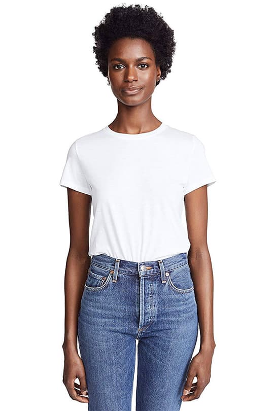 white-t-shirt_Vince Essential Crew Tee