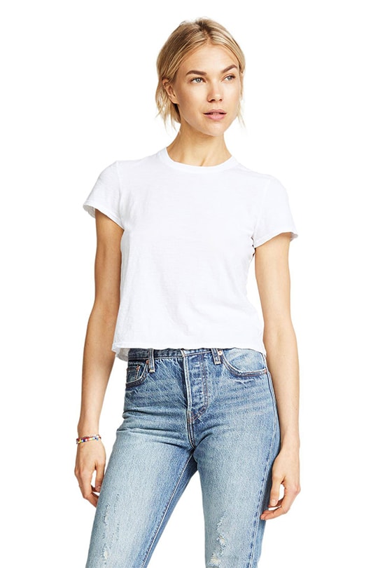 white-t-shirt_James Perse Feather Vintage Tee