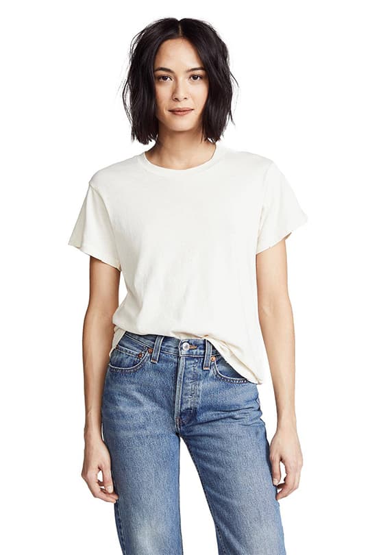 white-t-shirt_The Great. The Slim Tee