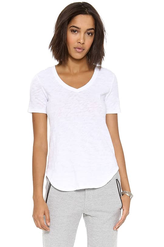 white-t-shirt_ATM V Neck Tee