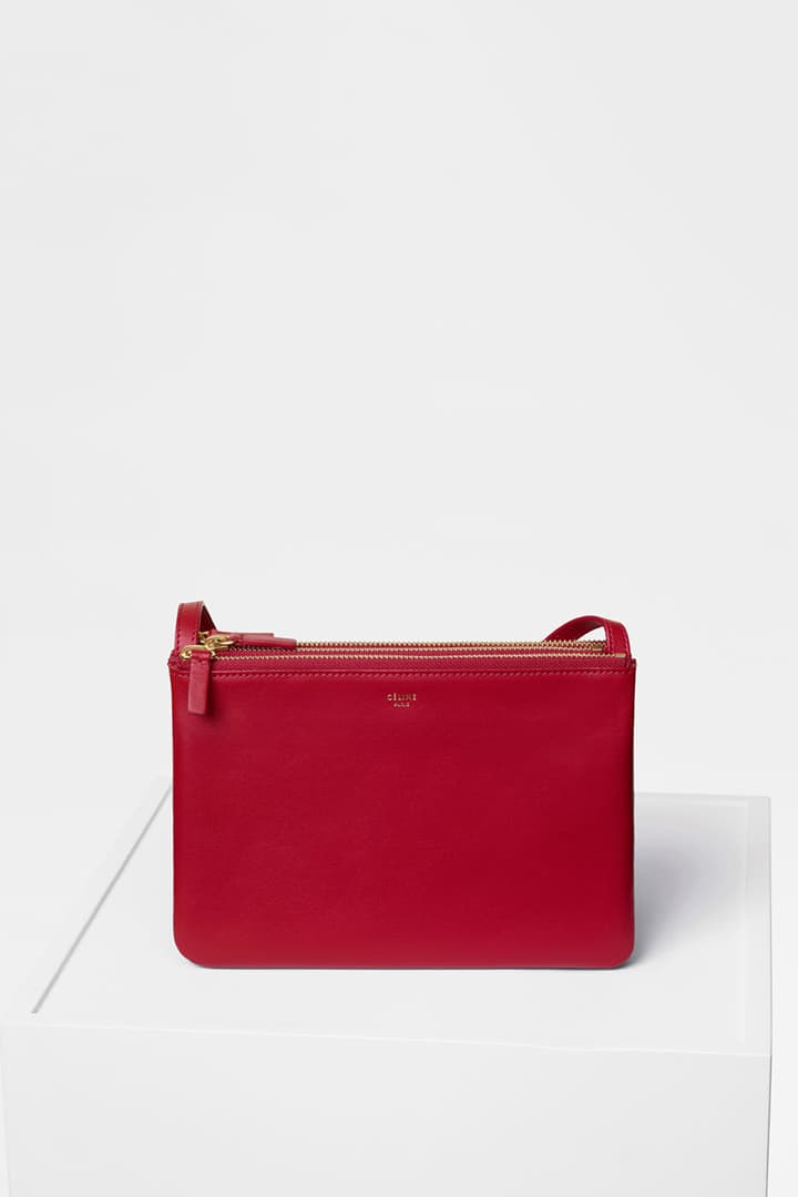 celine-red-trio bag