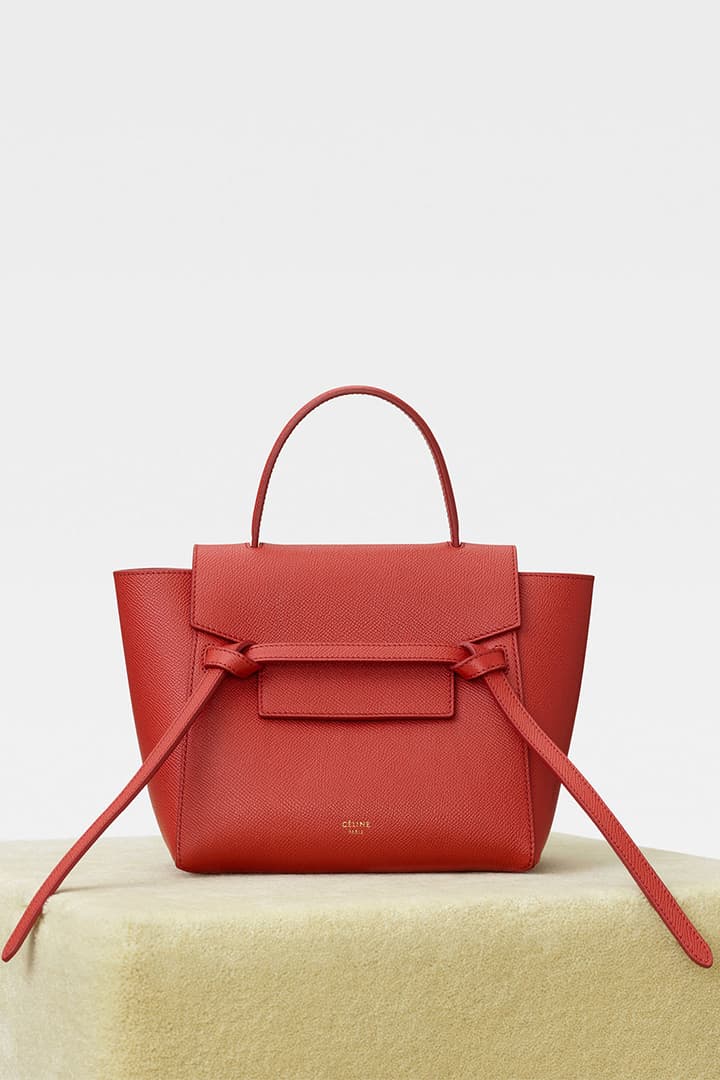 celine-red-belt bag