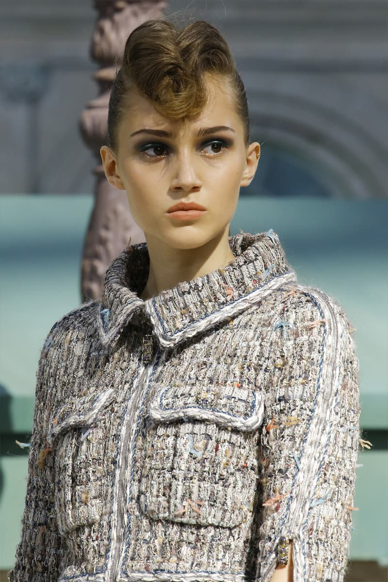 Chanel Paris Fashion Week Haute Couture Fall 2018 Couture Slicked Back Ponytail French Girls Style Punk style Hairstyles