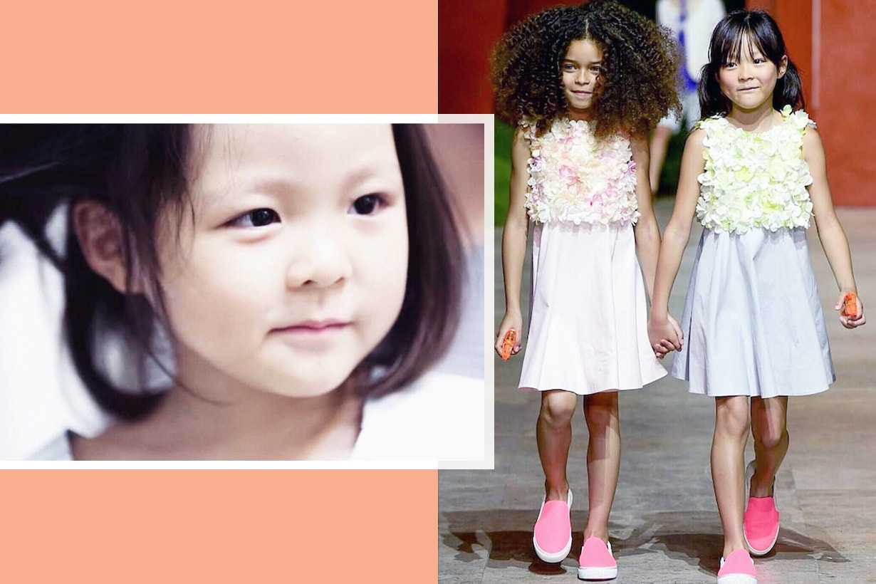 Choo Sarang Second generation of Celebrities Model First Modelling Debut Paris Bonpoint Choo Sung-hoon SHIHO