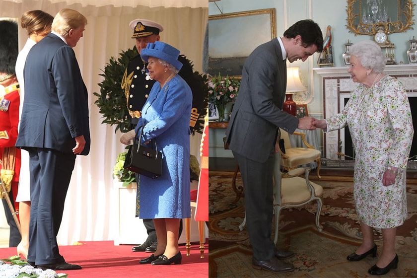 donald trump queen elizabeth meeting royal protocol