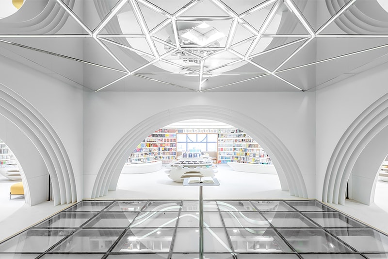 futuristic bookstore xian wutopia labs