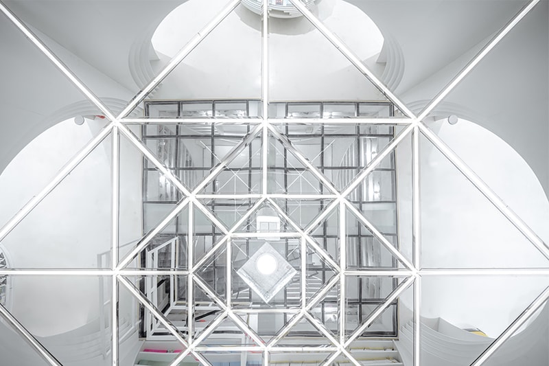 futuristic bookstore xian wutopia labs