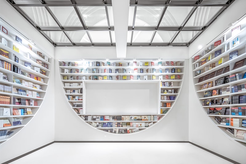 futuristic bookstore xian wutopia labs