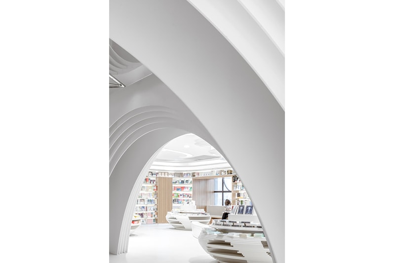 futuristic bookstore xian wutopia labs