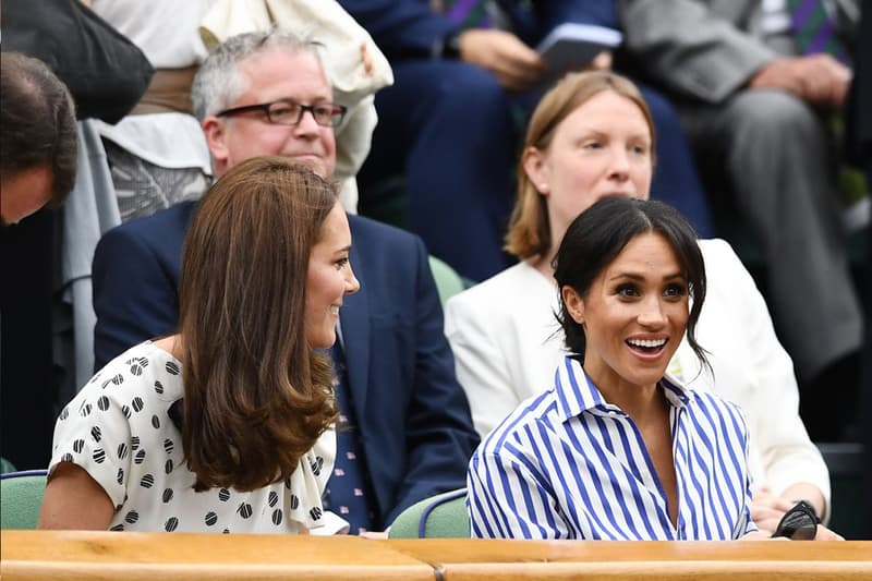 Kate Middleton Meghan Markle Sister in law Wimbledon Final Serena Williams British Royal Family