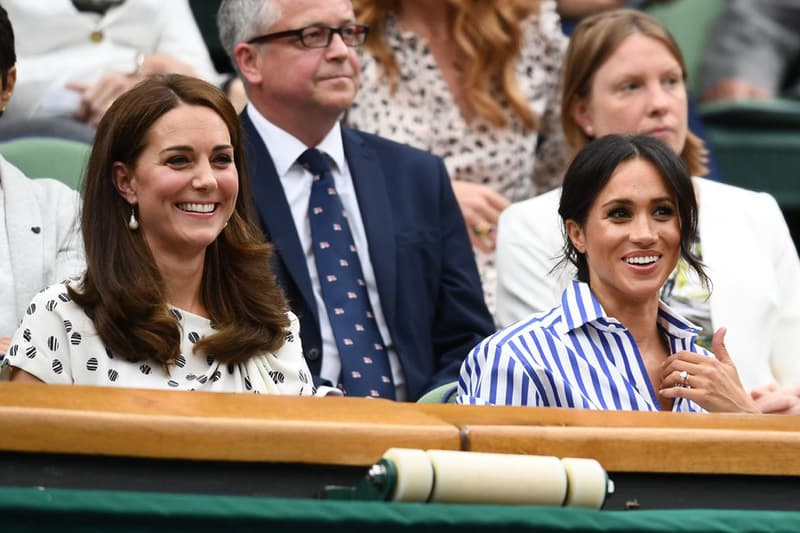 Kate Middleton Meghan Markle Sister in law Wimbledon Final Serena Williams British Royal Family