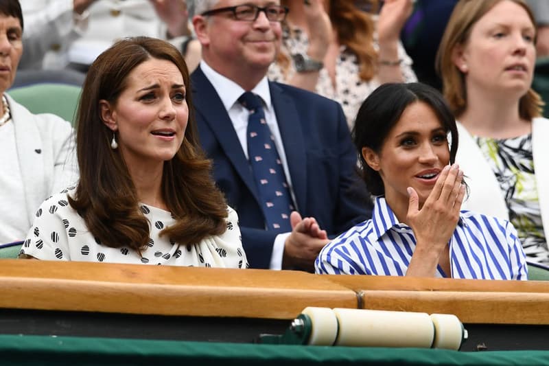 Kate Middleton Meghan Markle Sister in law Wimbledon Final Serena Williams British Royal Family