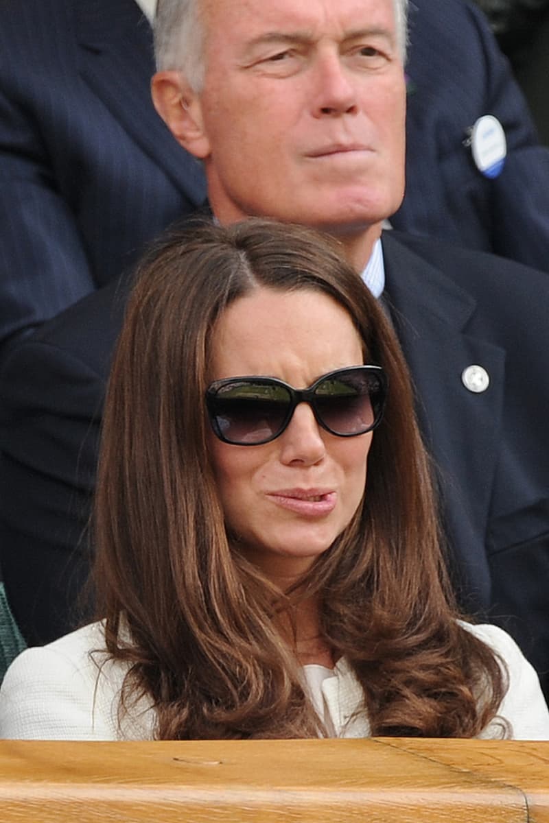 Kate Middleton Wimbledon Tennis Match Funny Facial Expression Prince William Andy Murray Maternity Leave British Royal Family