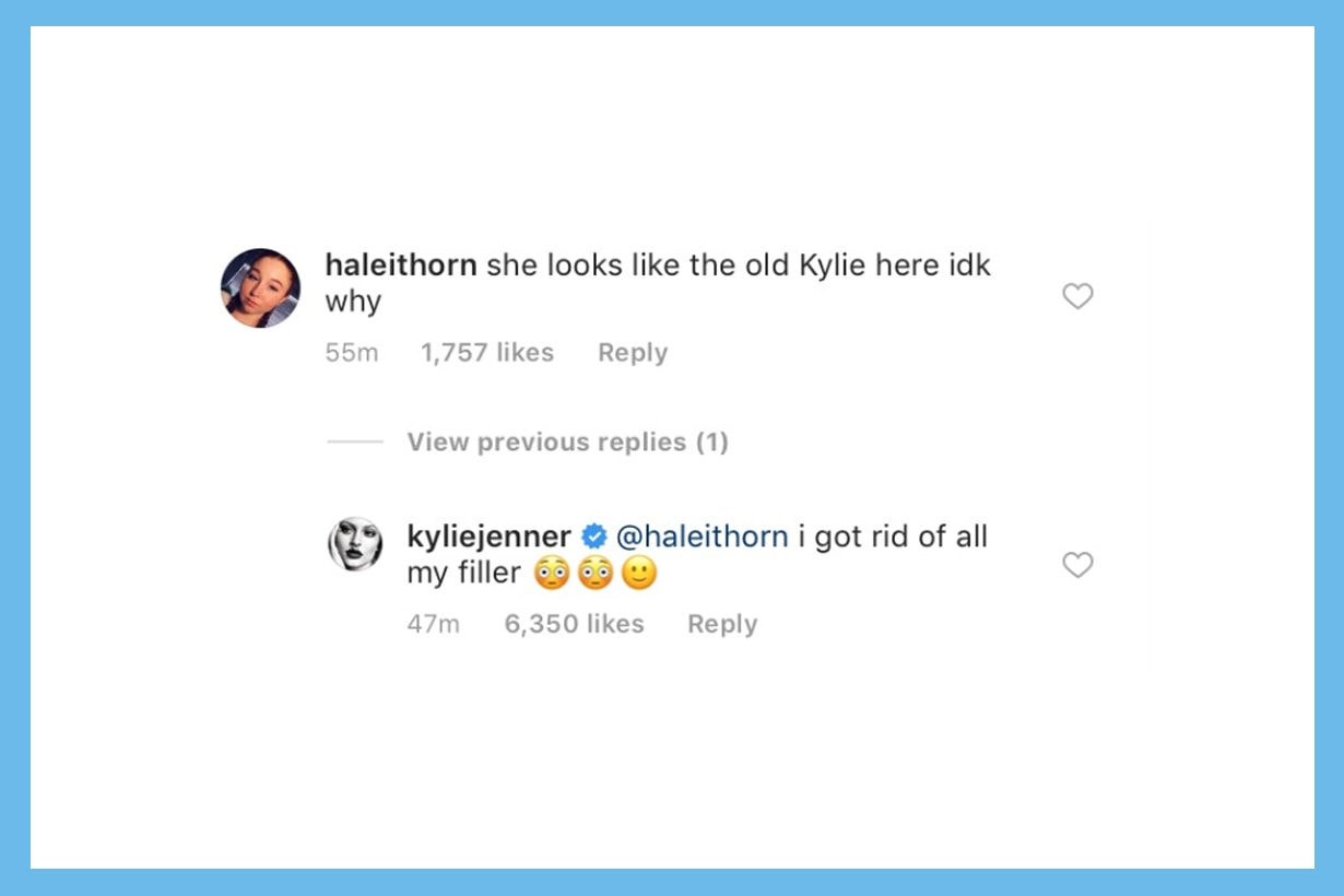 Kylie Jenner Lip Fillers Lip Surgery Rumours Kardashian Family Kylie Cosmetics Stormi Webster Instagram Fans I got rid of all my filler