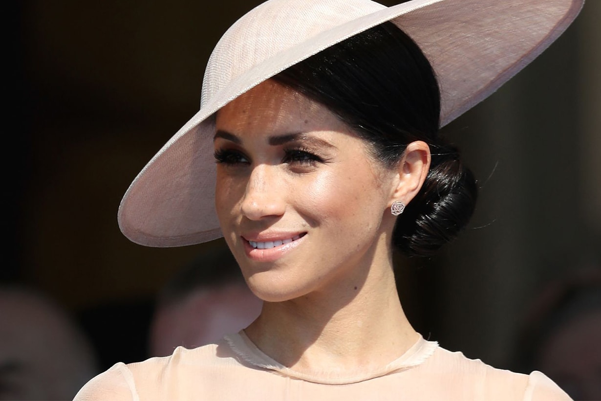 Meghan Markle Flawless Skin Hat Style