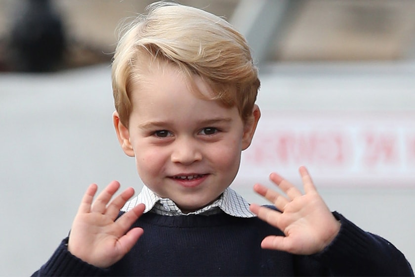 prince george chatty charming once he warms up