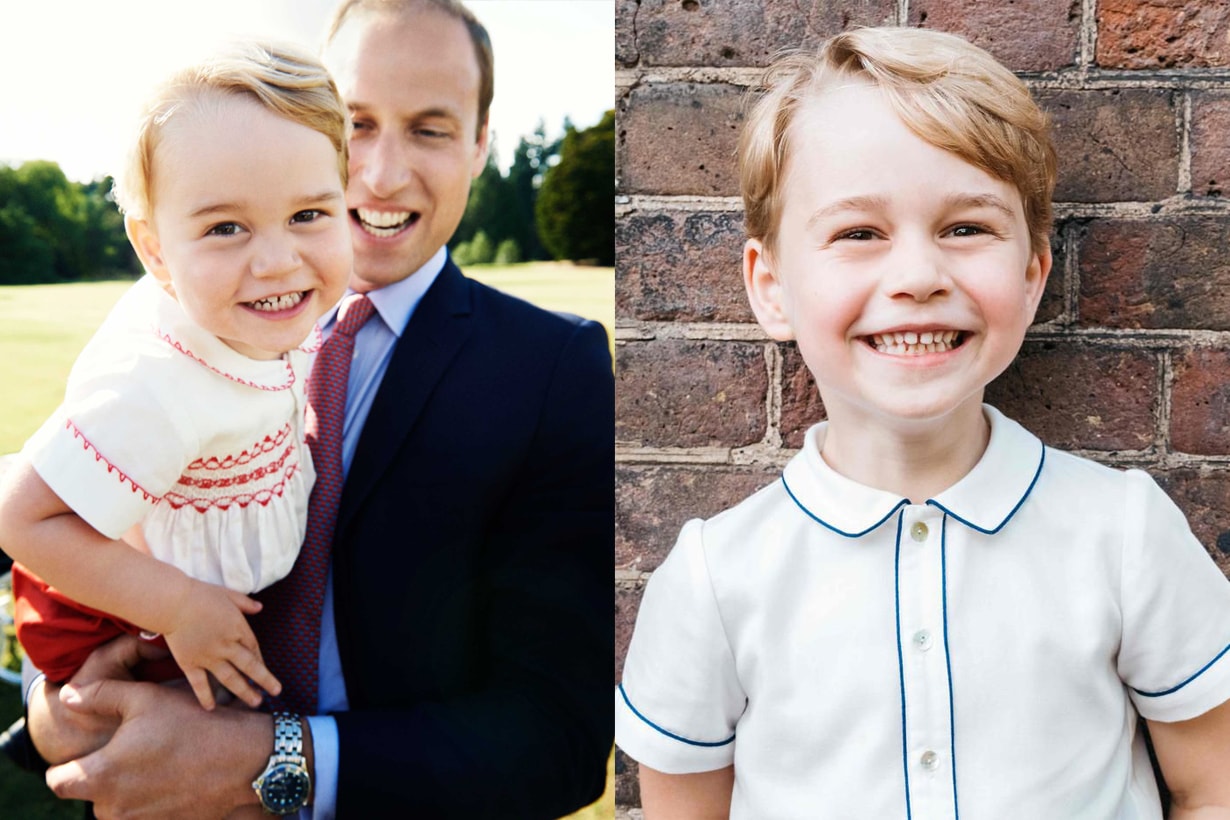Prince George 5 years old new portrait Prince William Kate Middleton Royalties King to be British Royal Family