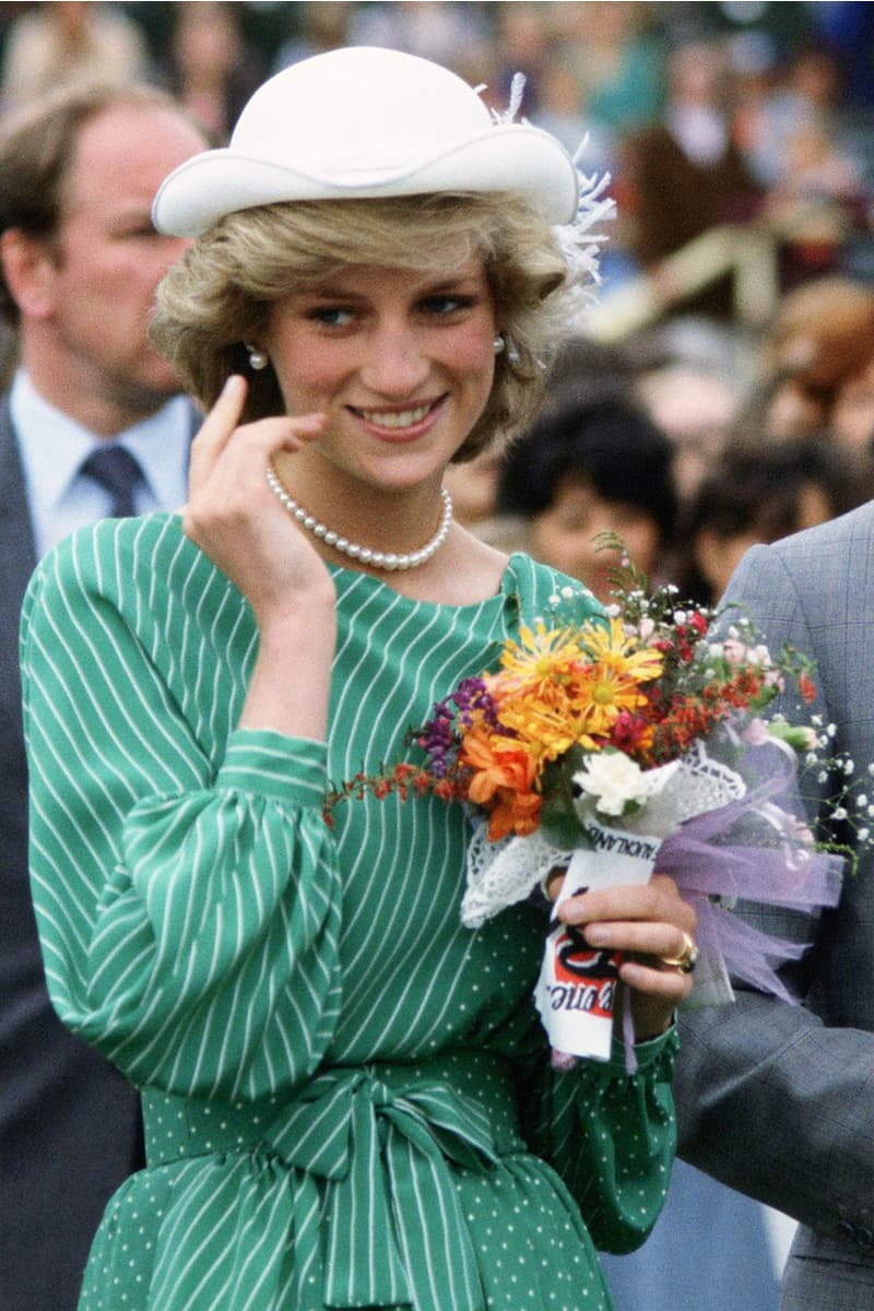 Princess Diana Best Hat Moments Royal Visits John Boyd Cap Wide Brim Hat Boater Fascinator Pillbox British Royal Family